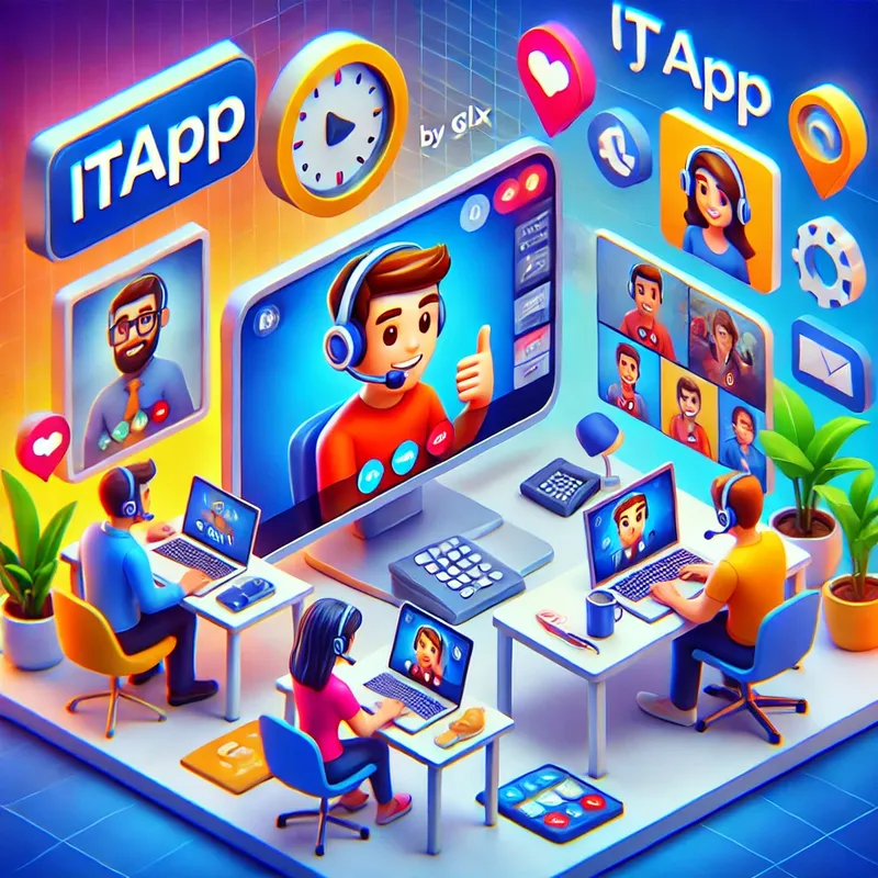 Echipa ITAPP oferind suport tehnic clienților